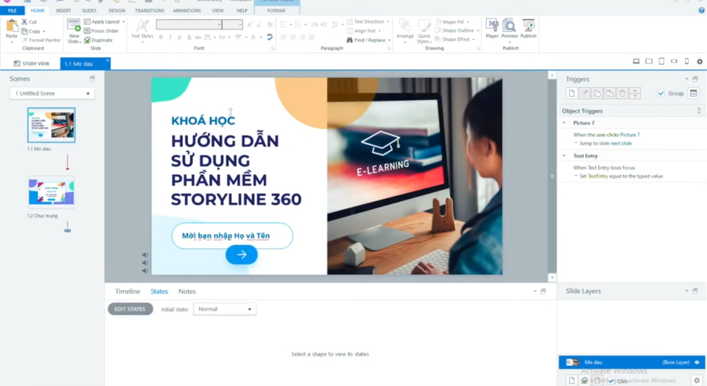 sử dụng Storyline 360